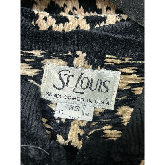 St Louis Handloomed 100% Rayon Leopard Print MultiColored Sweater Size XS - Picture 6 of 6